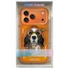Etui Nimmy Cool&Cute 2.0 Dog do iPhone   17 Pro Max z magnetyczną zawieszką pomarańczowy